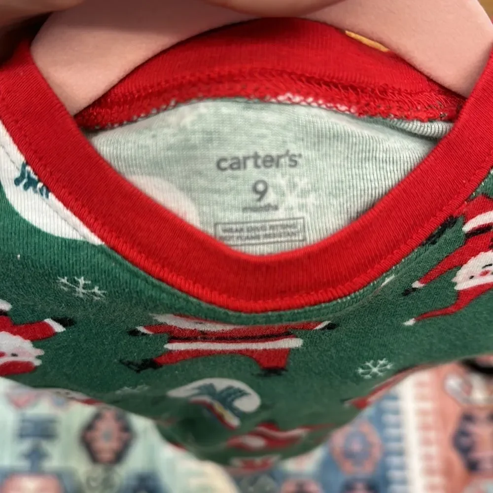 Carters‎ Santa 2pc Pjs 9m